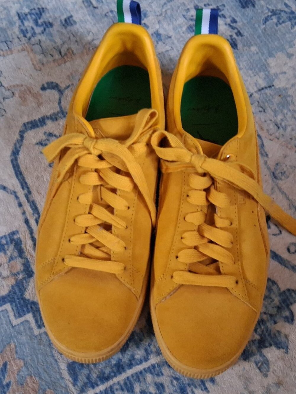 Puma X Big Sean Suede Classic  Yellow- Size 10   new